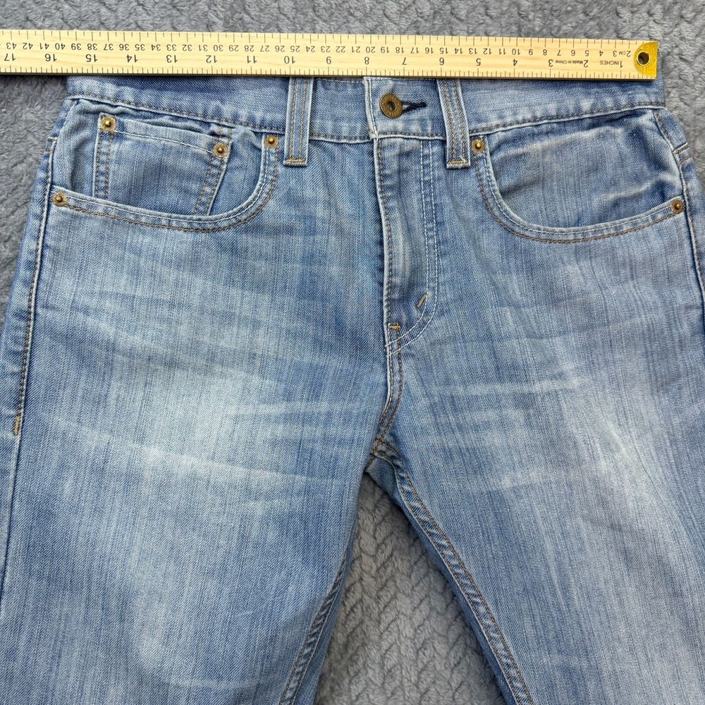 Levi's‎ 511 Skinny Jeans Mens 31x31 Light Wash Blue Denim Stretch 04511-1472 - Picture 7 of 11